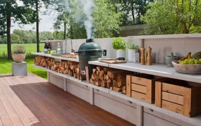 Outdoor Kitchens and Fire Pits: Integrating Them into Your Deck Design